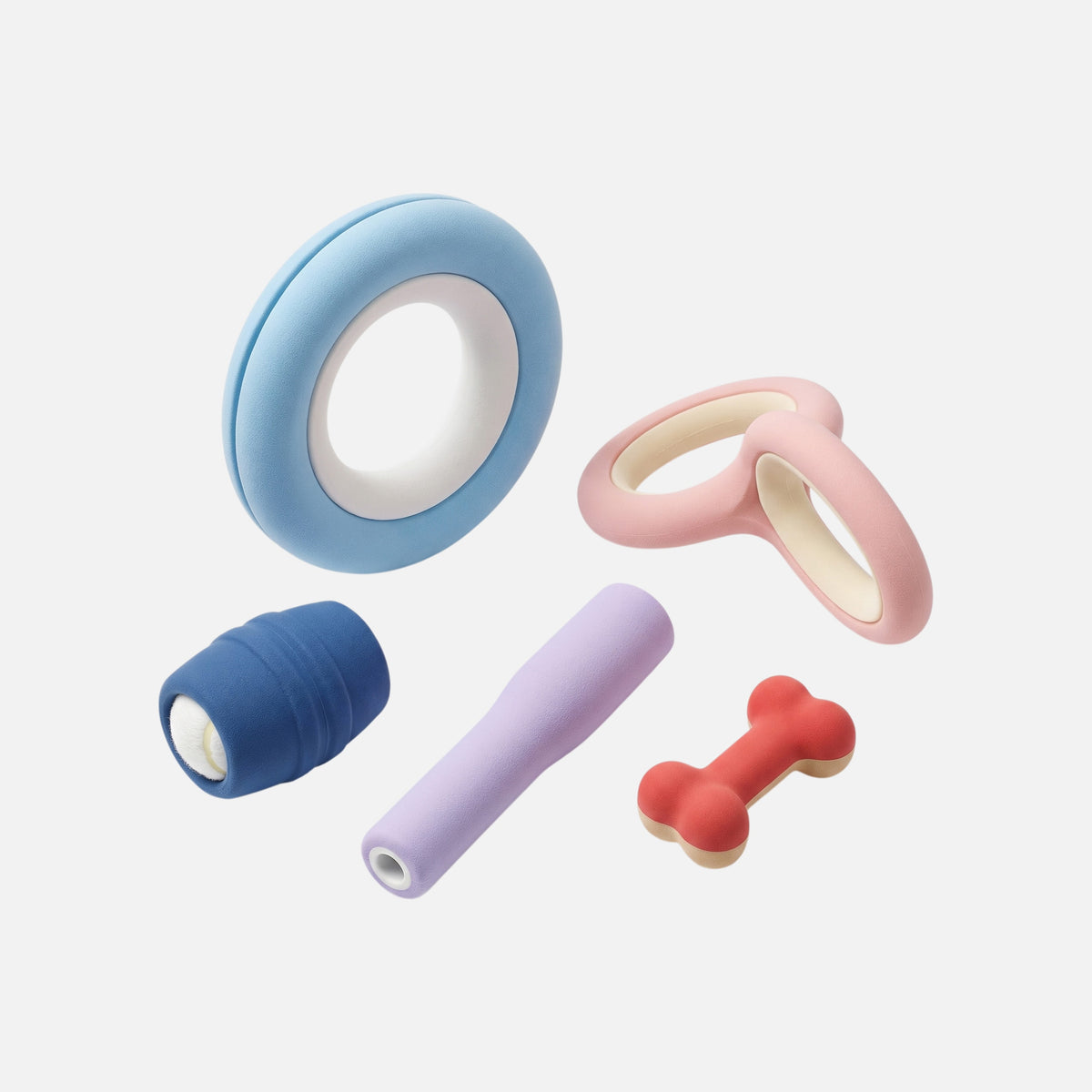 Rubber Chew Toys Set